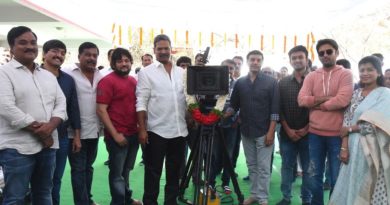 Nithin, Merlapaka Gandhi, Sreshth Movies Film Launch