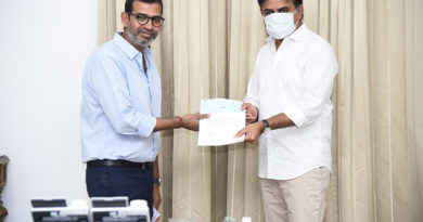 Producer A Mahesh Reddy Donates Rs 1 Crore To Telangana CM Relief Fund