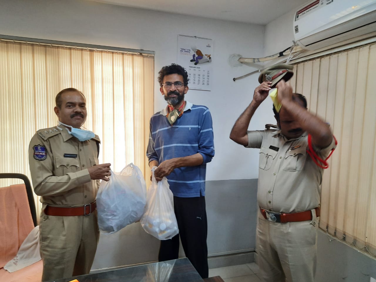 Director Sekhar Kammula provides refreshment for Sanitation Workers In Hyderabad and Karnool town