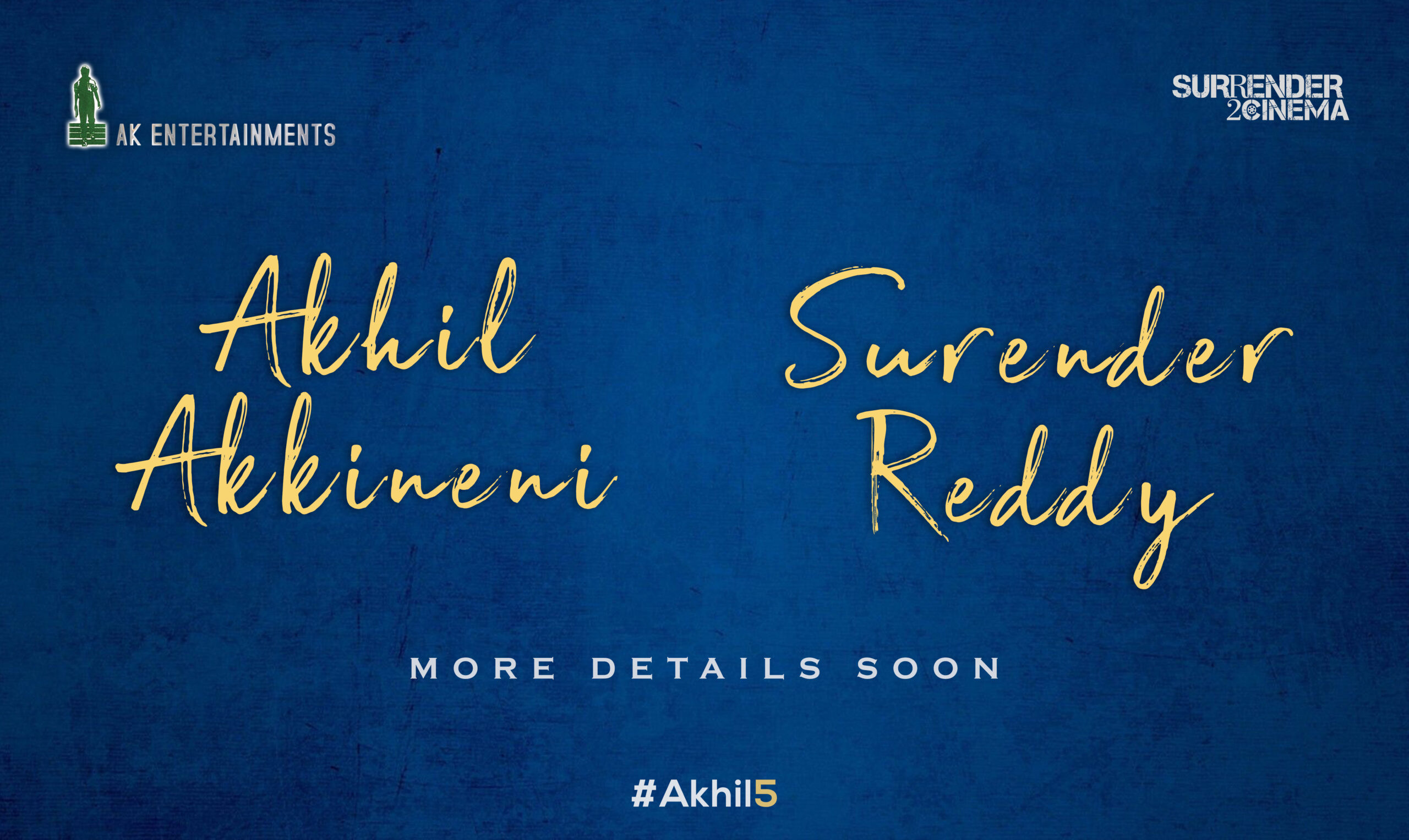 Akhil Akkineni – Surender Reddy – Anil Sunkara’s Crazy Project Announced