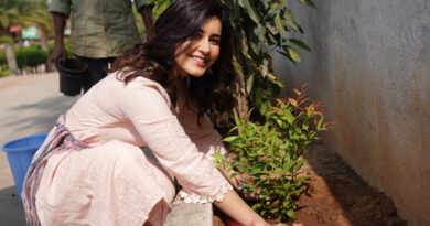Raashi Khanna planted saplings today on the occasion of her birthday.