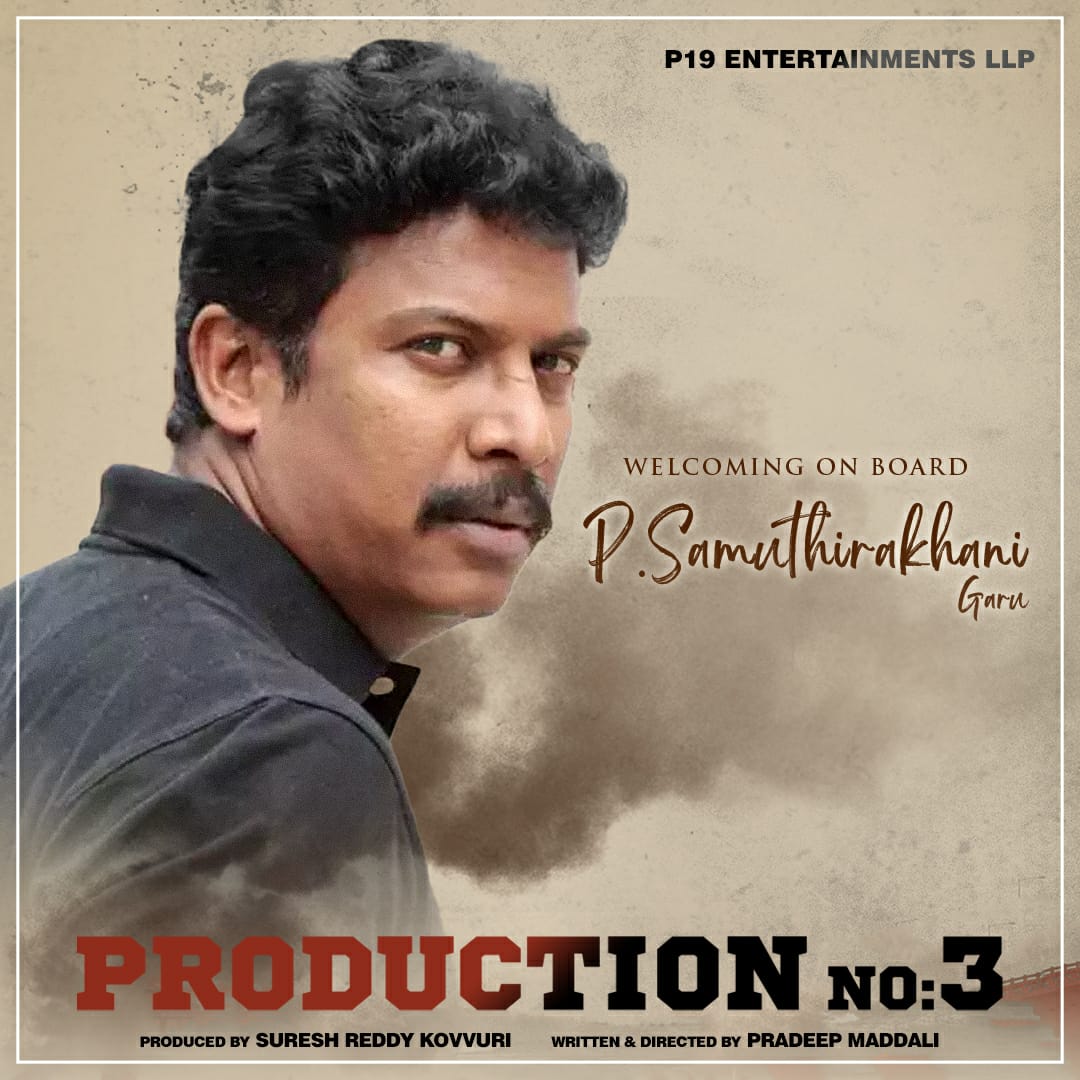 Samuthirakani to play a key role in P19 Entertainments’ Production No. 3