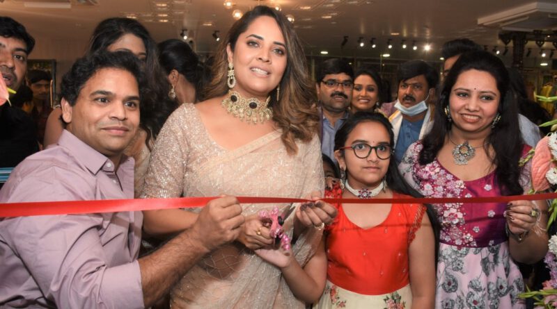 Actress Anasuya Bharadwaj  Grand Launch Neelias Exclusive 925 Silver Jewellery Store Grand Launch at Madhapur