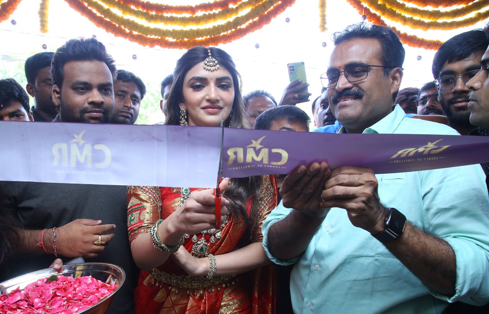 Actress Sree Leela inaugurates CMR Jewellery Showroom in AS Rao Nagar